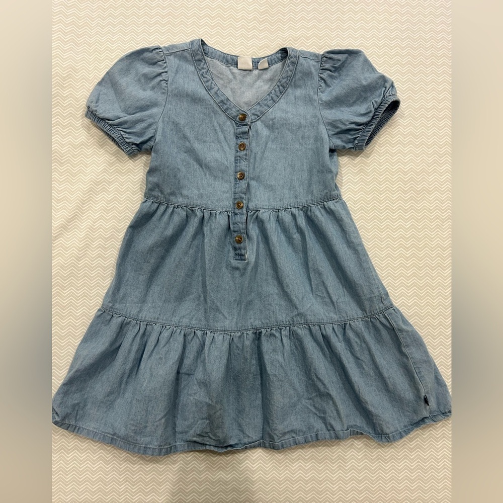 GAP Chambray Buttoned Girls Dress